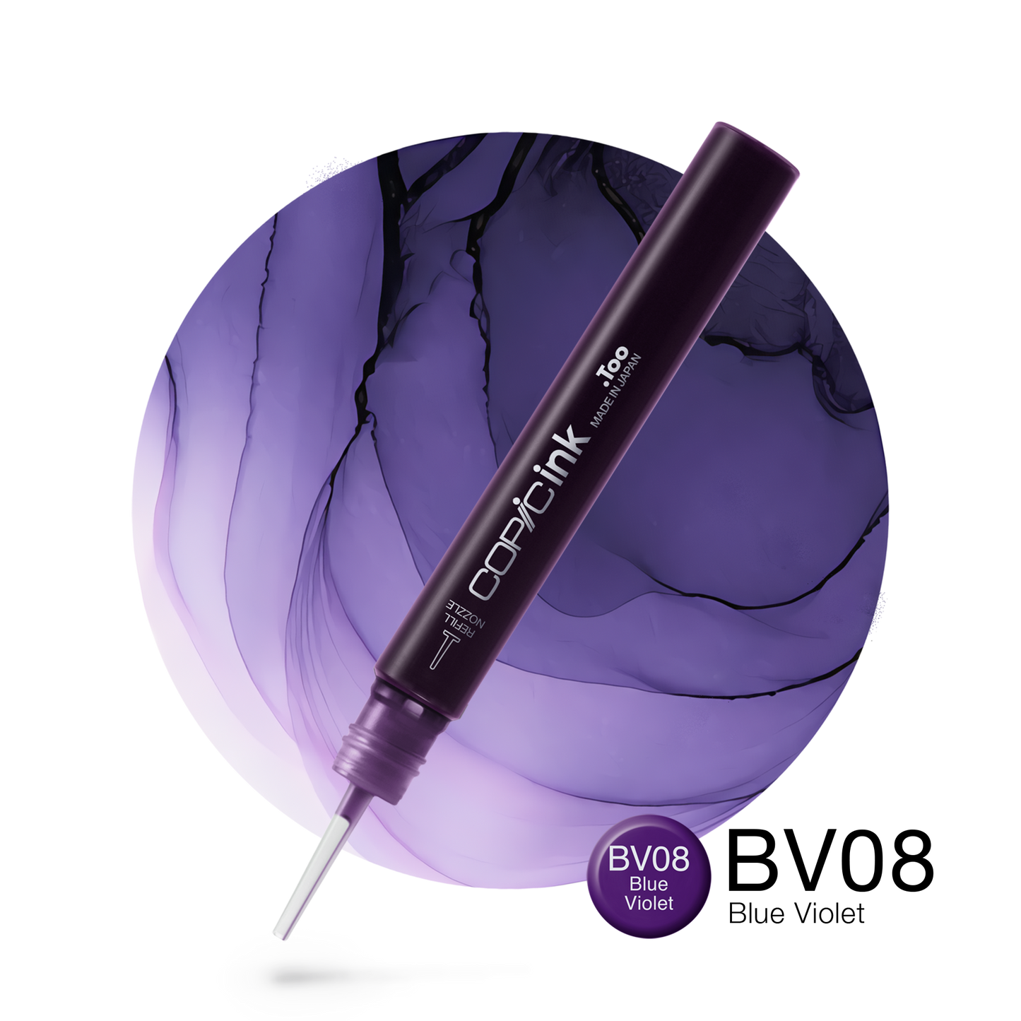 Copic Ink Refill BV08 Blue Violet <inline style="float: right; margin-right: 10px; background-color: rgb(157, 126, 185);">&nbsp;&nbsp;&nbsp;&nbsp;&nbsp;&nbsp; </inline>