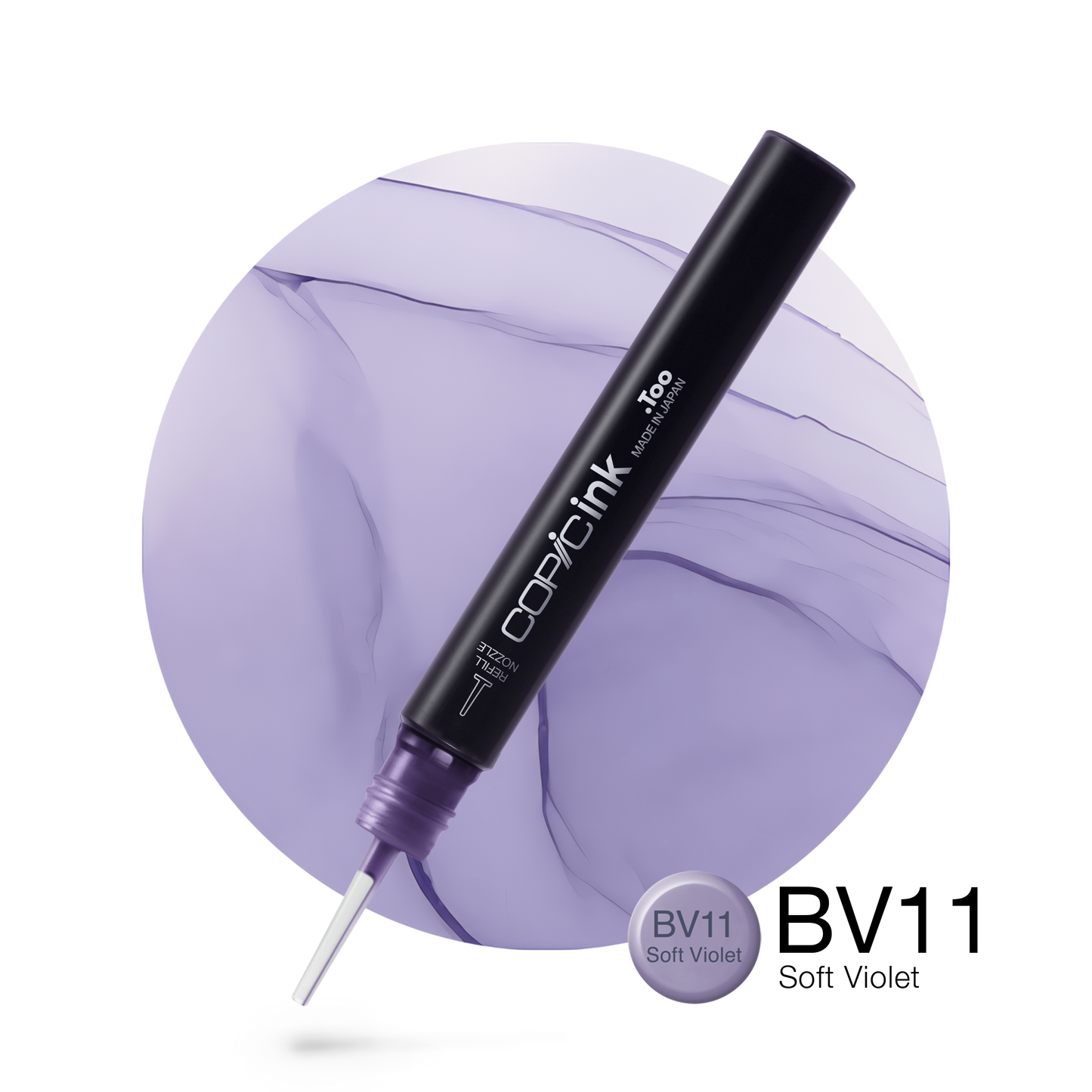Copic Ink Refill BV11 Soft Violet <inline style="float: right; margin-right: 10px; background-color: rgb(212,210,232);">&nbsp;&nbsp;&nbsp;&nbsp;&nbsp;&nbsp; </inline>