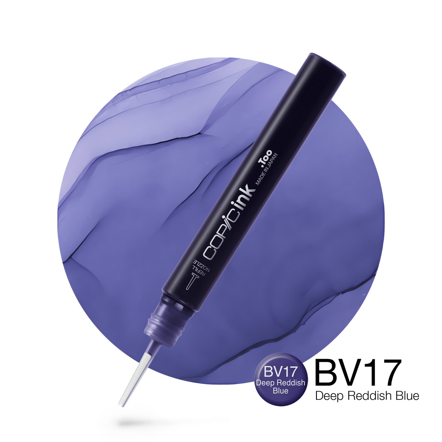 Copic Ink Refill BV17 Deep Reddish Blue <inline style="float: right; margin-right: 10px; background-color: rgb(103, 122, 168);">&nbsp;&nbsp;&nbsp;&nbsp;&nbsp;&nbsp; </inline>