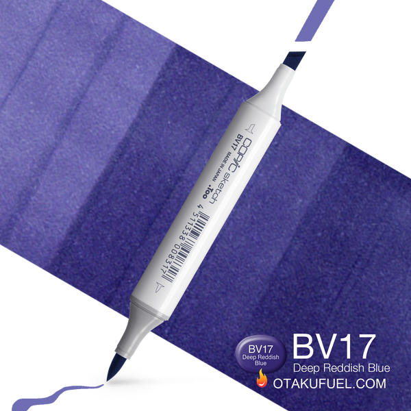 Copic Sketch BV17 Deep Redish Blue Marker <inline style="float: right; margin-right: 10px; background-color: rgb(103, 122, 168);">&nbsp;&nbsp;&nbsp;&nbsp;&nbsp;&nbsp; </inline>