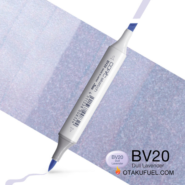 Copic Sketch BV20 Dull Lavender Marker <inline style="float: right; margin-right: 10px; background-color: rgb(206, 149, 194);">&nbsp;&nbsp;&nbsp;&nbsp;&nbsp;&nbsp; </inline>