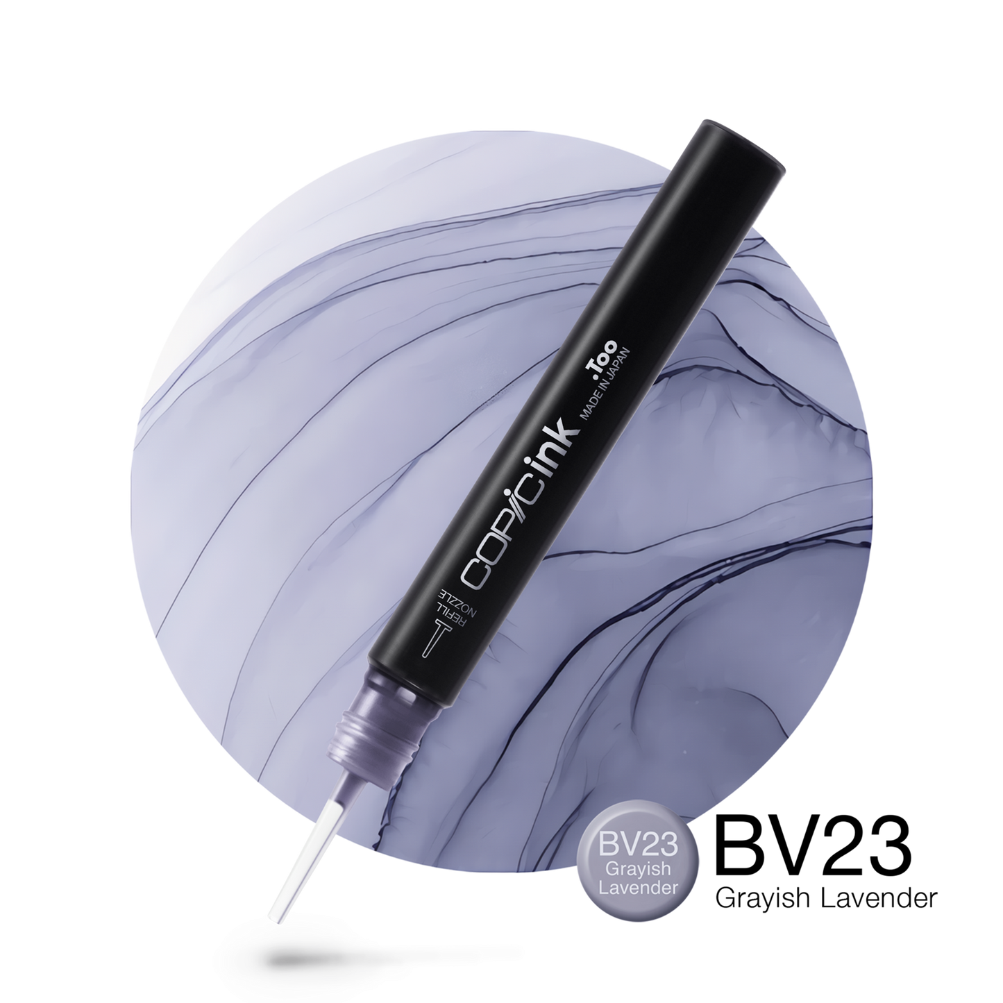 Copic Ink Refill BV23 Grayish Lavender <inline style="float: right; margin-right: 10px; background-color: rgb(177, 192, 221);">&nbsp;&nbsp;&nbsp;&nbsp;&nbsp;&nbsp; </inline>