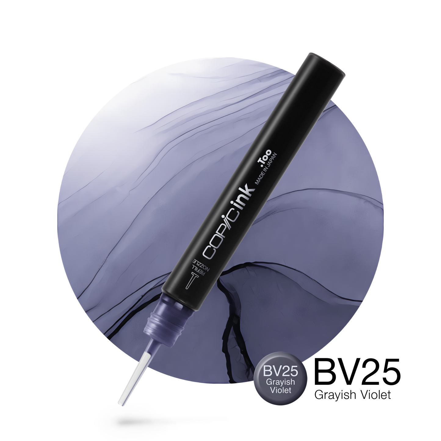 Copic Ink Refill BV25 Grayish Violet <inline style="float: right; margin-right: 10px; background-color: rgb(128,132,167);">&nbsp;&nbsp;&nbsp;&nbsp;&nbsp;&nbsp; </inline>