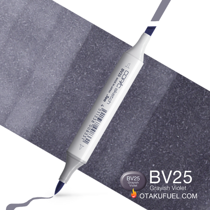 Copic Sketch BV25 Grayish Violet Marker <inline style="float: right; margin-right: 10px; background-color: rgb(128,132,167);">&nbsp;&nbsp;&nbsp;&nbsp;&nbsp;&nbsp; </inline>