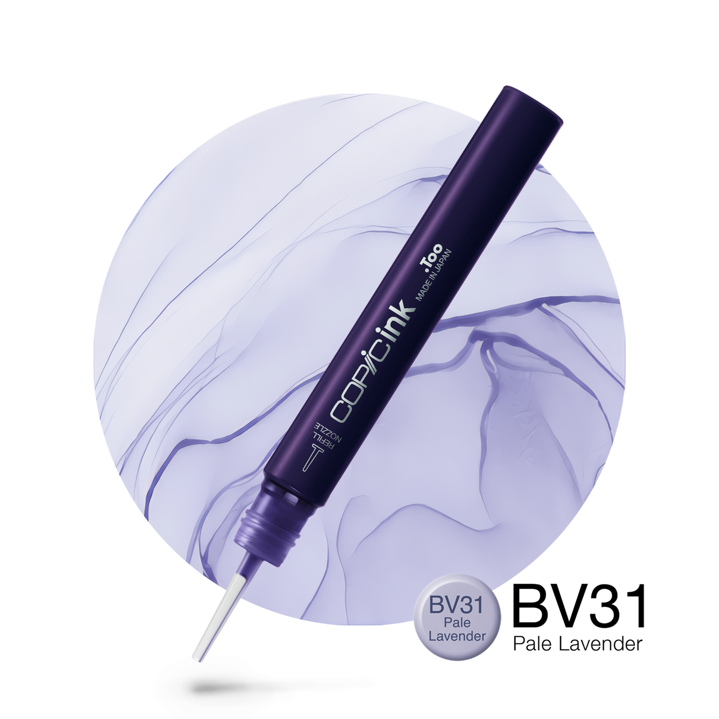 Copic Ink Refill BV31 Pale Lavender <inline style="float: right; margin-right: 10px; background-color: rgb(219, 226, 242);">&nbsp;&nbsp;&nbsp;&nbsp;&nbsp;&nbsp; </inline>