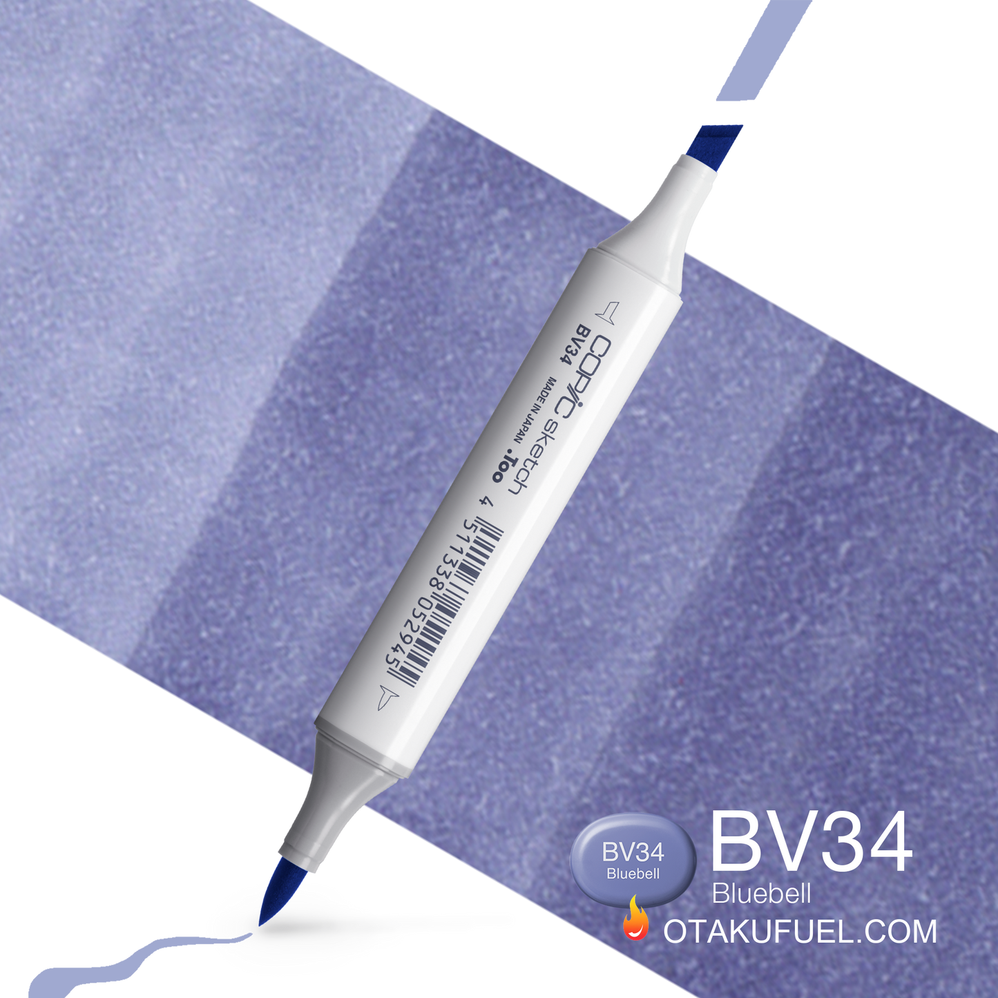 Copic Sketch BV34 Bluebell Marker <inline style="float: right; margin-right: 10px; background-color: rgb(157, 166, 188);">&nbsp;&nbsp;&nbsp;&nbsp;&nbsp;&nbsp; </inline>