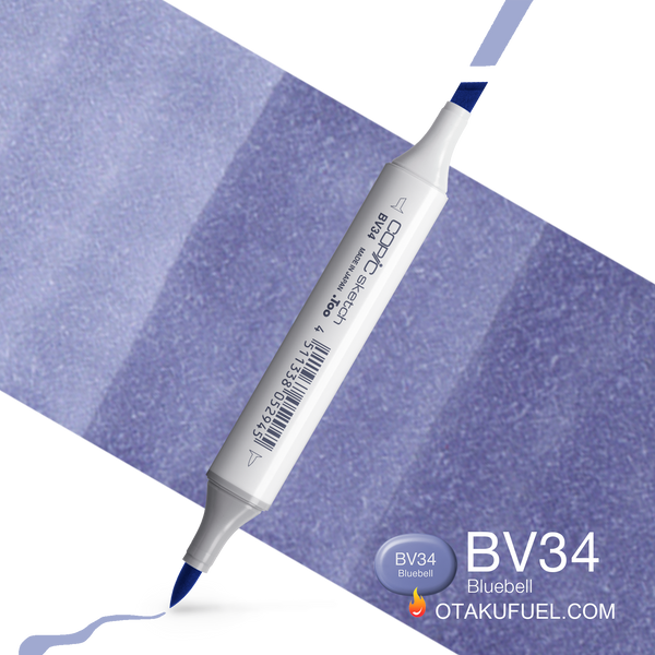 Copic Sketch BV34 Bluebell Marker <inline style="float: right; margin-right: 10px; background-color: rgb(157, 166, 188);">&nbsp;&nbsp;&nbsp;&nbsp;&nbsp;&nbsp; </inline>