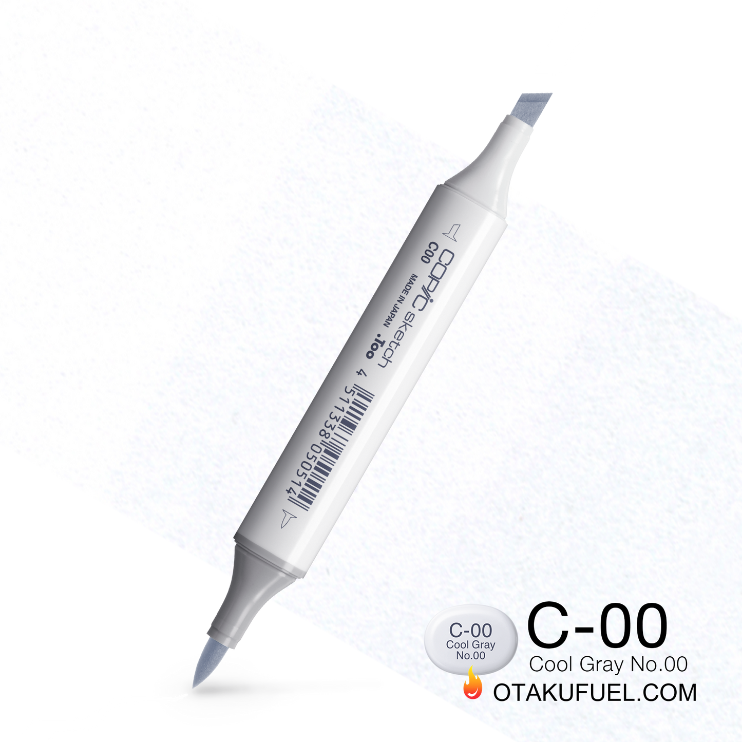 Copic Sketch C00 Cool Gray No. 00 Marker <inline style="float: right; margin-right: 10px; background-color: rgb(226, 235, 242);">&nbsp;&nbsp;&nbsp;&nbsp;&nbsp;&nbsp; </inline>