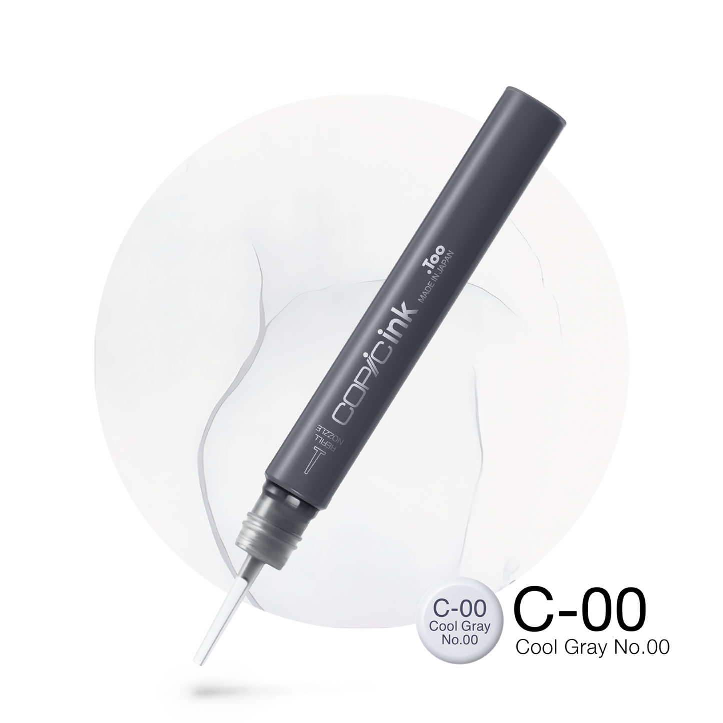 Copic Ink Refill C00 Cool Gray No. 00 <inline style="float: right; margin-right: 10px; background-color: rgb(226, 235, 242);">&nbsp;&nbsp;&nbsp;&nbsp;&nbsp;&nbsp; </inline>