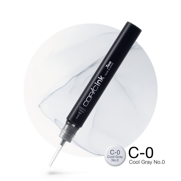 Copic Ink Refill C0 Cool Gray No. 0 <inline style="float: right; margin-right: 10px; background-color: rgb(226, 235, 242);">&nbsp;&nbsp;&nbsp;&nbsp;&nbsp;&nbsp; </inline>