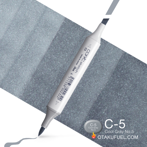 Copic Sketch C5 Cool Gray No. 5 Marker <inline style="float: right; margin-right: 10px; background-color: rgb(147, 160, 168);">&nbsp;&nbsp;&nbsp;&nbsp;&nbsp;&nbsp; </inline>
