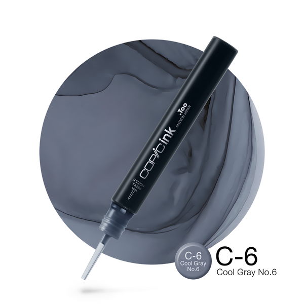 Copic Ink Refill C6 Cool Gray No. 6 <inline style="float: right; margin-right: 10px; background-color: rgb(147, 160, 168);">&nbsp;&nbsp;&nbsp;&nbsp;&nbsp;&nbsp; </inline>