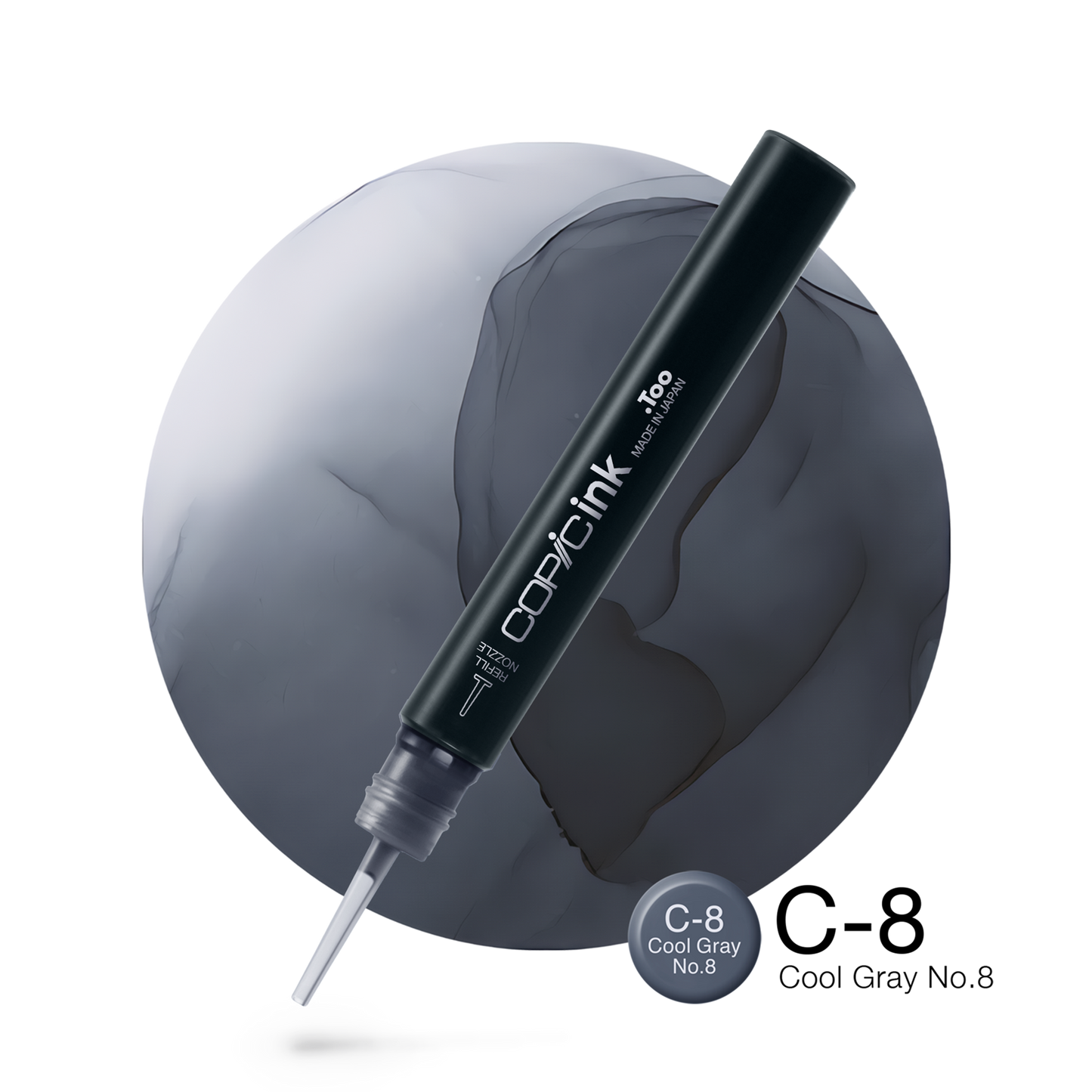 Copic Ink Refill C8 Cool Gray No. 8 <inline style="float: right; margin-right: 10px; background-color: rgb(99, 113, 122);">&nbsp;&nbsp;&nbsp;&nbsp;&nbsp;&nbsp; </inline>