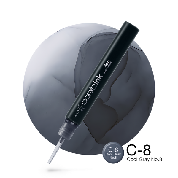 Copic Ink Refill C8 Cool Gray No. 8 <inline style="float: right; margin-right: 10px; background-color: rgb(99, 113, 122);">&nbsp;&nbsp;&nbsp;&nbsp;&nbsp;&nbsp; </inline>