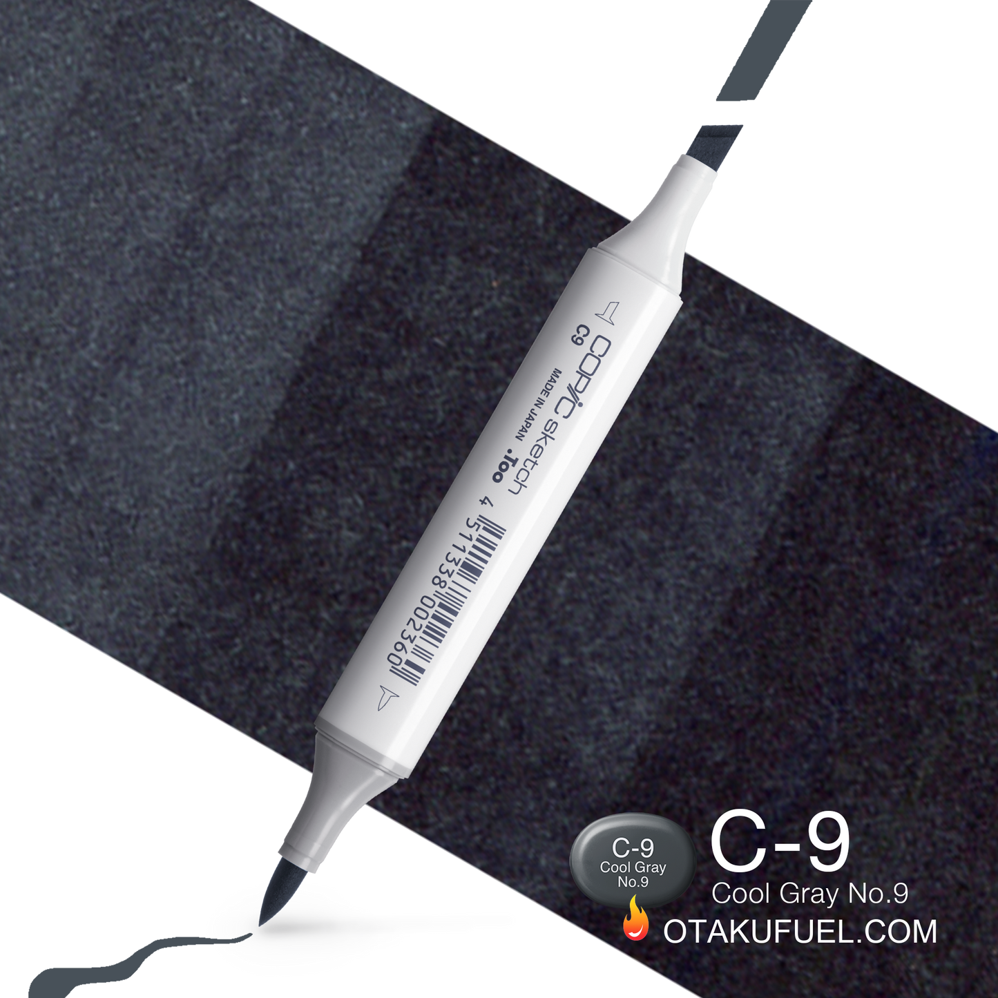 Copic Sketch C9 Cool Gray No. 9 Marker <inline style="float: right; margin-right: 10px; background-color: rgb(62, 71, 80);">&nbsp;&nbsp;&nbsp;&nbsp;&nbsp;&nbsp; </inline>