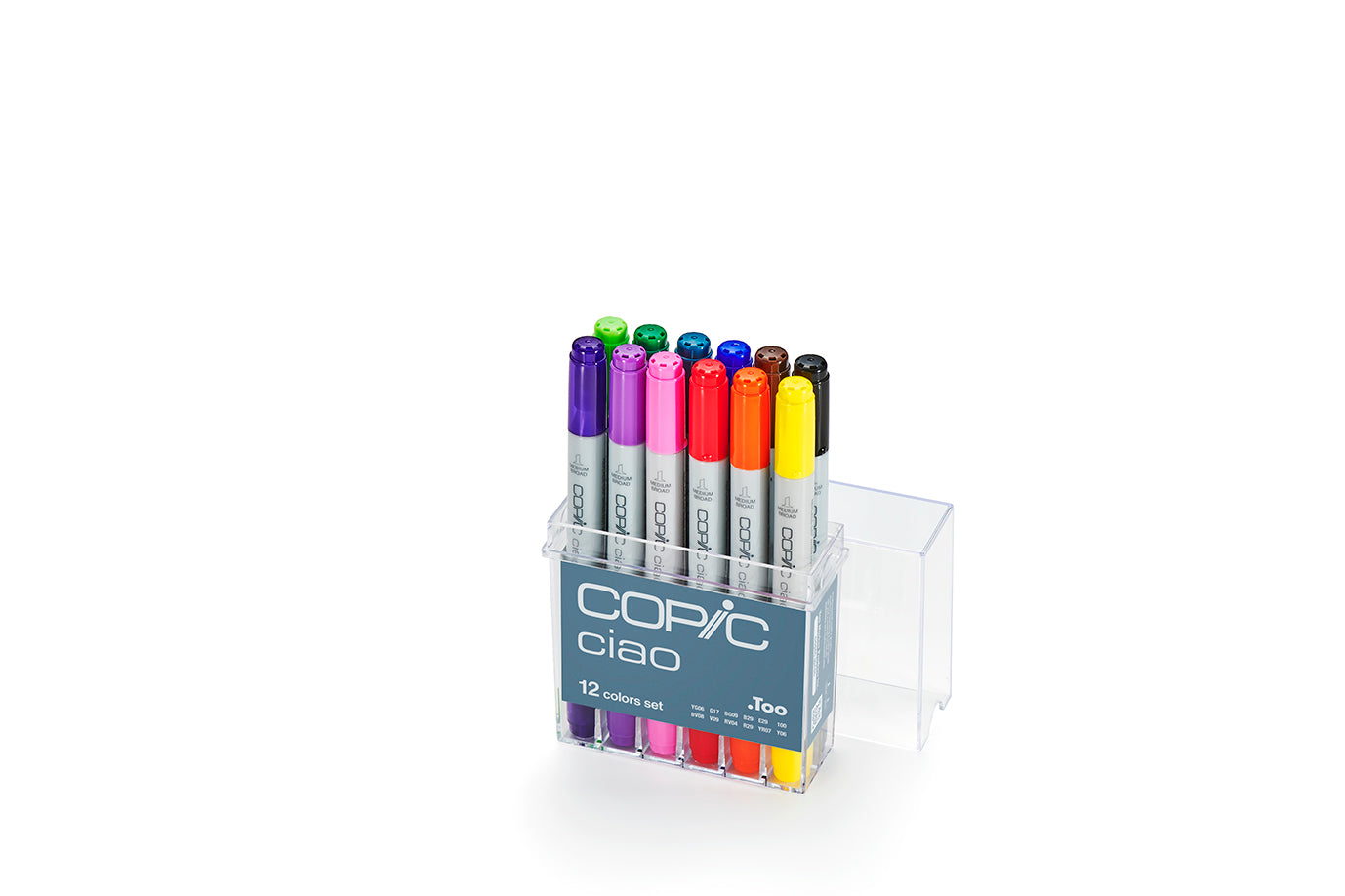 Copic Ciao Markers: 12 Color Set [Basic Set]