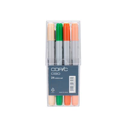 Copic Ciao Markers: 24 Color Set [Basic Set]