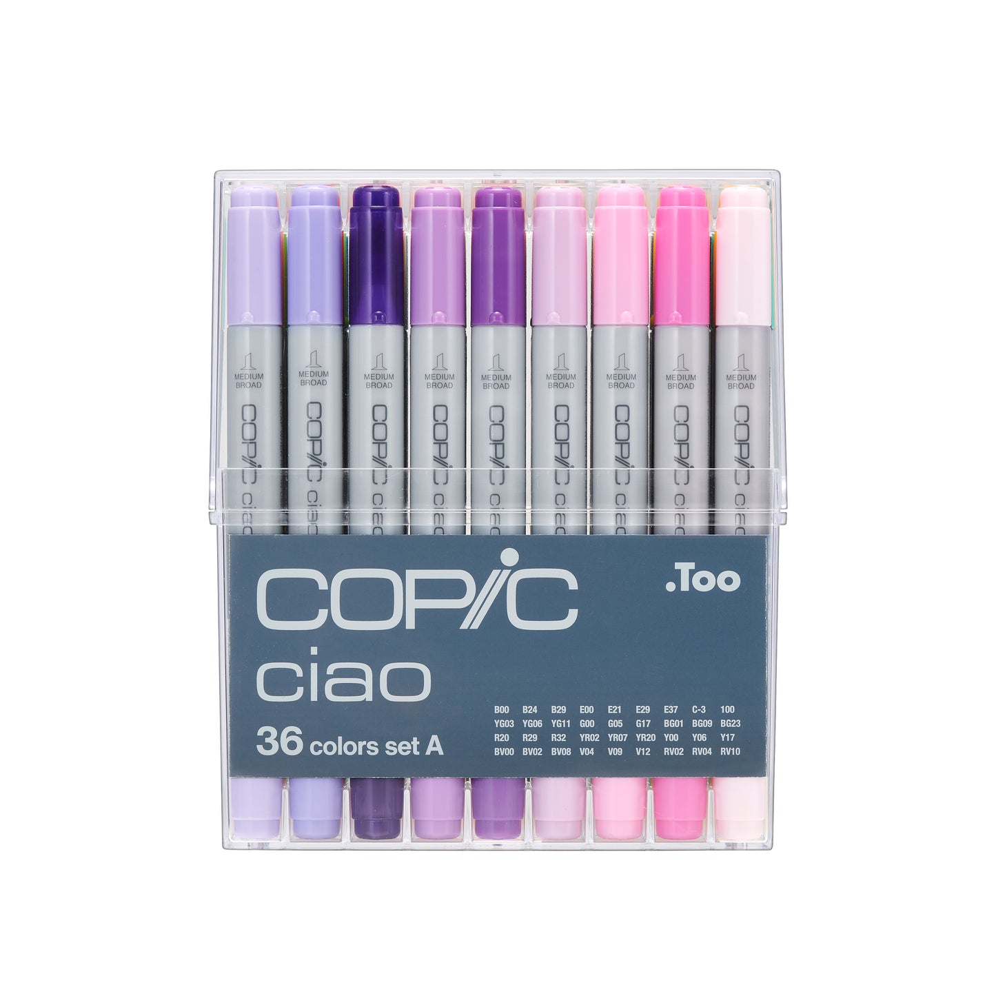 Copic Ciao Markers: 36 Color - Set A