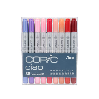 Copic Ciao Markers: 36 Color - Set B