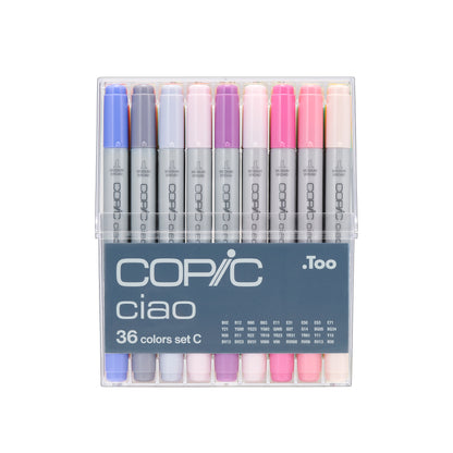 Copic Ciao Markers: 36 Color - Set C