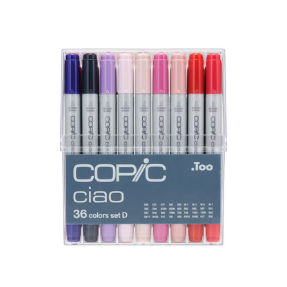 Copic Ciao Markers: 36 Color - Set D