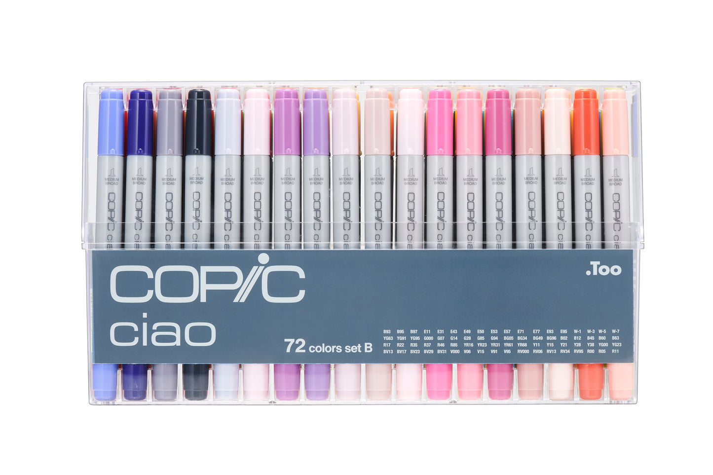 Copic Ciao Markers: 72 Color - Set A
