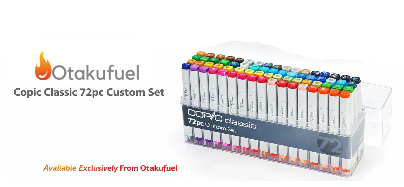 Copic Classic Markers: 72 CUSTOM SET [READ DESCRIPTION] – OtakuFuel