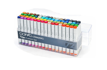 Copic Classic Markers: 72 CUSTOM SET [READ DESCRIPTION]