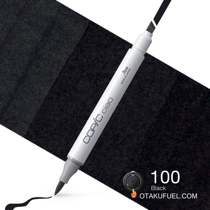 Copic Ciao 100 Black <inline style="float: right; margin-right: 10px; background-color: rgb(50, 44, 44);">&nbsp;&nbsp;&nbsp;&nbsp;&nbsp;&nbsp; </inline>