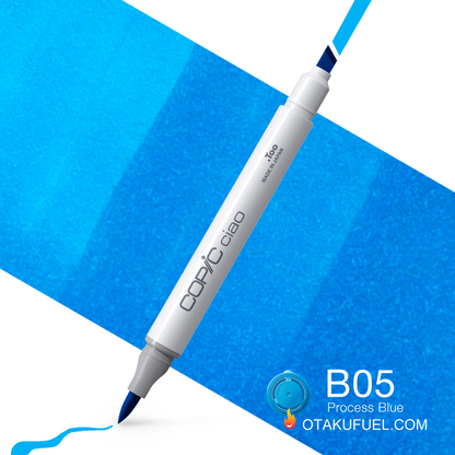 Copic Ciao B05 Process Blue <inline style="float: right; margin-right: 10px; background-color: rgb(67, 197, 231);">&nbsp;&nbsp;&nbsp;&nbsp;&nbsp;&nbsp; </inline>