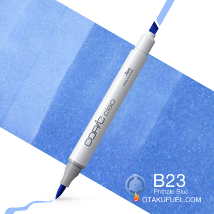 Copic Ciao B23 Phthalo Blue <inline style="float: right; margin-right: 10px; background-color: rgb(145, 193, 231);">&nbsp;&nbsp;&nbsp;&nbsp;&nbsp;&nbsp; </inline>