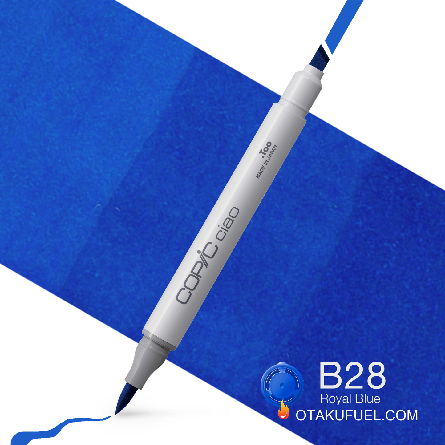 Copic Ciao B28 Royal Blue <inline style="float: right; margin-right: 10px; background-color: rgb(27, 109, 183);">&nbsp;&nbsp;&nbsp;&nbsp;&nbsp;&nbsp; </inline>