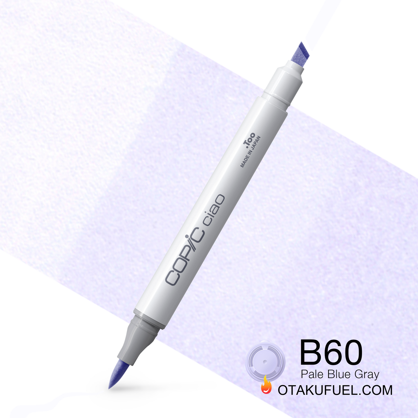 Copic Ciao B60 Pale Blue Gray <inline style="float: right; margin-right: 10px; background-color: rgb(226, 239, 245);">&nbsp;&nbsp;&nbsp;&nbsp;&nbsp;&nbsp; </inline>