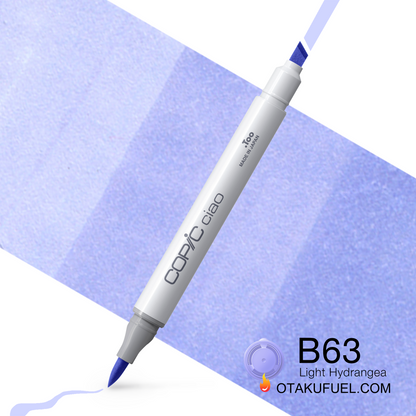 Copic Ciao B63 Light Hydrangea <inline style="float: right; margin-right: 10px; background-color: rgb(167, 187, 224);">&nbsp;&nbsp;&nbsp;&nbsp;&nbsp;&nbsp; </inline>