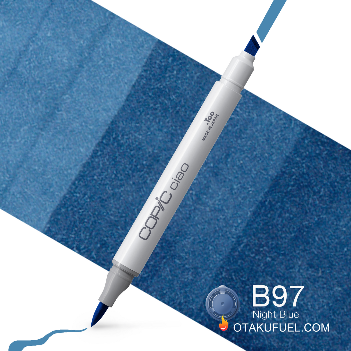 Copic Ciao B97 Night Blue <inline style="float: right; margin-right: 10px; background-color: rgb(73, 124, 155);">&nbsp;&nbsp;&nbsp;&nbsp;&nbsp;&nbsp; </inline>