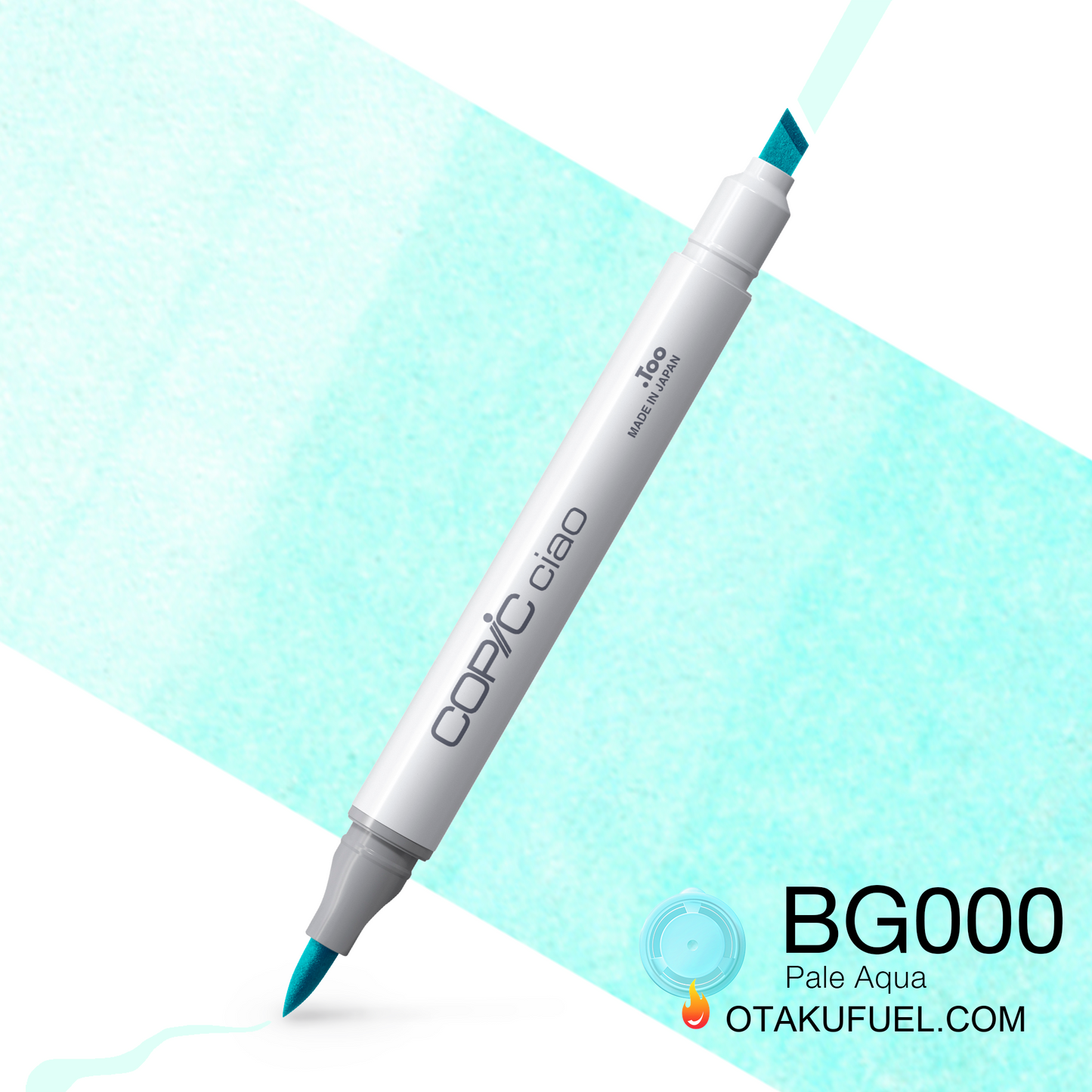Copic Ciao BG000 Pale Aqua <inline style="float: right; margin-right: 10px; background-color: rgb(161, 216, 210);">&nbsp;&nbsp;&nbsp;&nbsp;&nbsp;&nbsp; </inline>