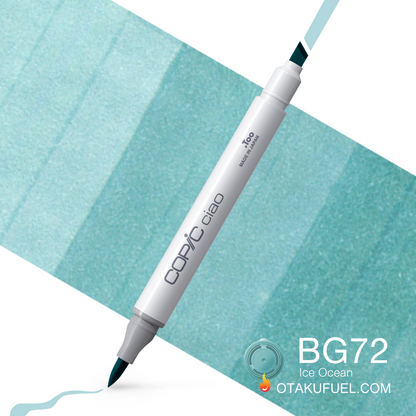 Copic Ciao BG72 Ice Ocean <inline style="float: right; margin-right: 10px; background-color: rgb(118, 183, 187);">&nbsp;&nbsp;&nbsp;&nbsp;&nbsp;&nbsp; </inline>