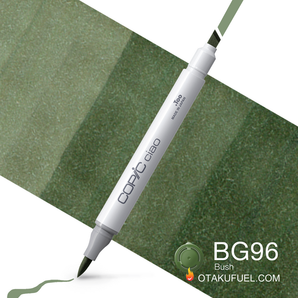 Copic Ciao BG96 Bush <inline style="float: right; margin-right: 10px; background-color: rgb(130, 161, 145);">&nbsp;&nbsp;&nbsp;&nbsp;&nbsp;&nbsp; </inline>