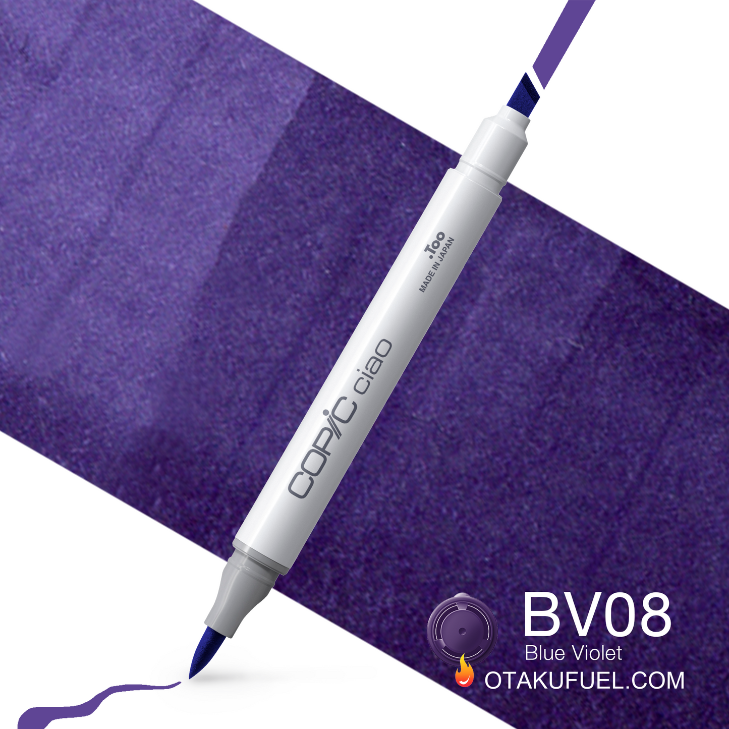 Copic Ciao BV08 Blue Violet <inline style="float: right; margin-right: 10px; background-color: rgb(157, 126, 185);">&nbsp;&nbsp;&nbsp;&nbsp;&nbsp;&nbsp; </inline>
