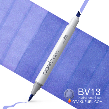 Copic Ciao BV13 Hydrangea Blue <inline style="float: right; margin-right: 10px; background-color: rgb(132, 145, 200);">&nbsp;&nbsp;&nbsp;&nbsp;&nbsp;&nbsp; </inline>