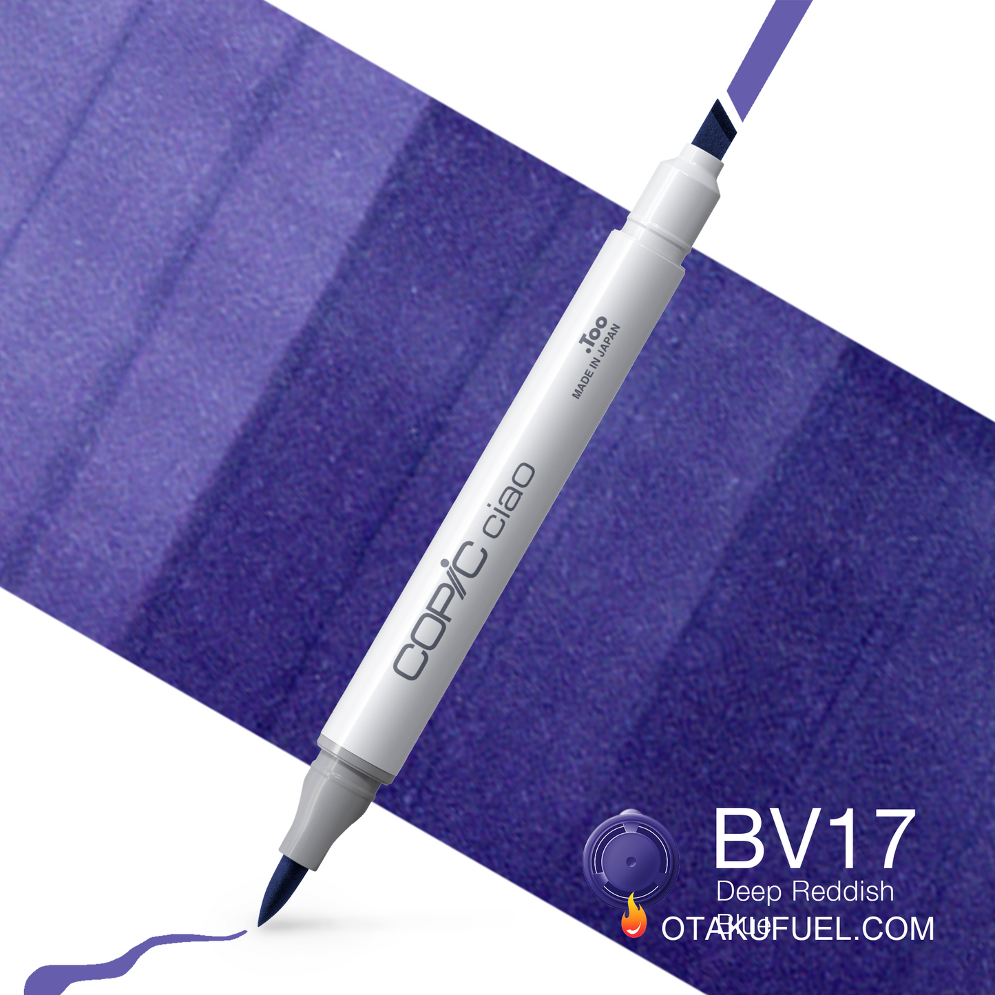 Copic Ciao BV17 Deep Reddish Blue <inline style="float: right; margin-right: 10px; background-color: rgb(110, 132, 189);">&nbsp;&nbsp;&nbsp;&nbsp;&nbsp;&nbsp; </inline>