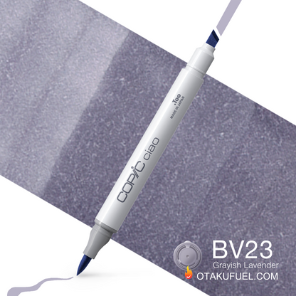 Copic Ciao BV23 Grayish Lavender <inline style="float: right; margin-right: 10px; background-color: rgb(177, 192, 221);">&nbsp;&nbsp;&nbsp;&nbsp;&nbsp;&nbsp; </inline>