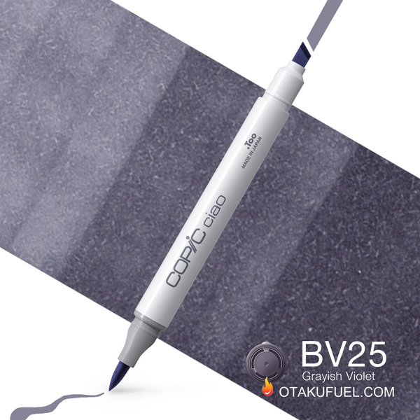 Copic Ciao BV25 Grayish Violet <inline style="float: right; margin-right: 10px; background-color: rgb(128,132,167);">&nbsp;&nbsp;&nbsp;&nbsp;&nbsp;&nbsp; </inline>