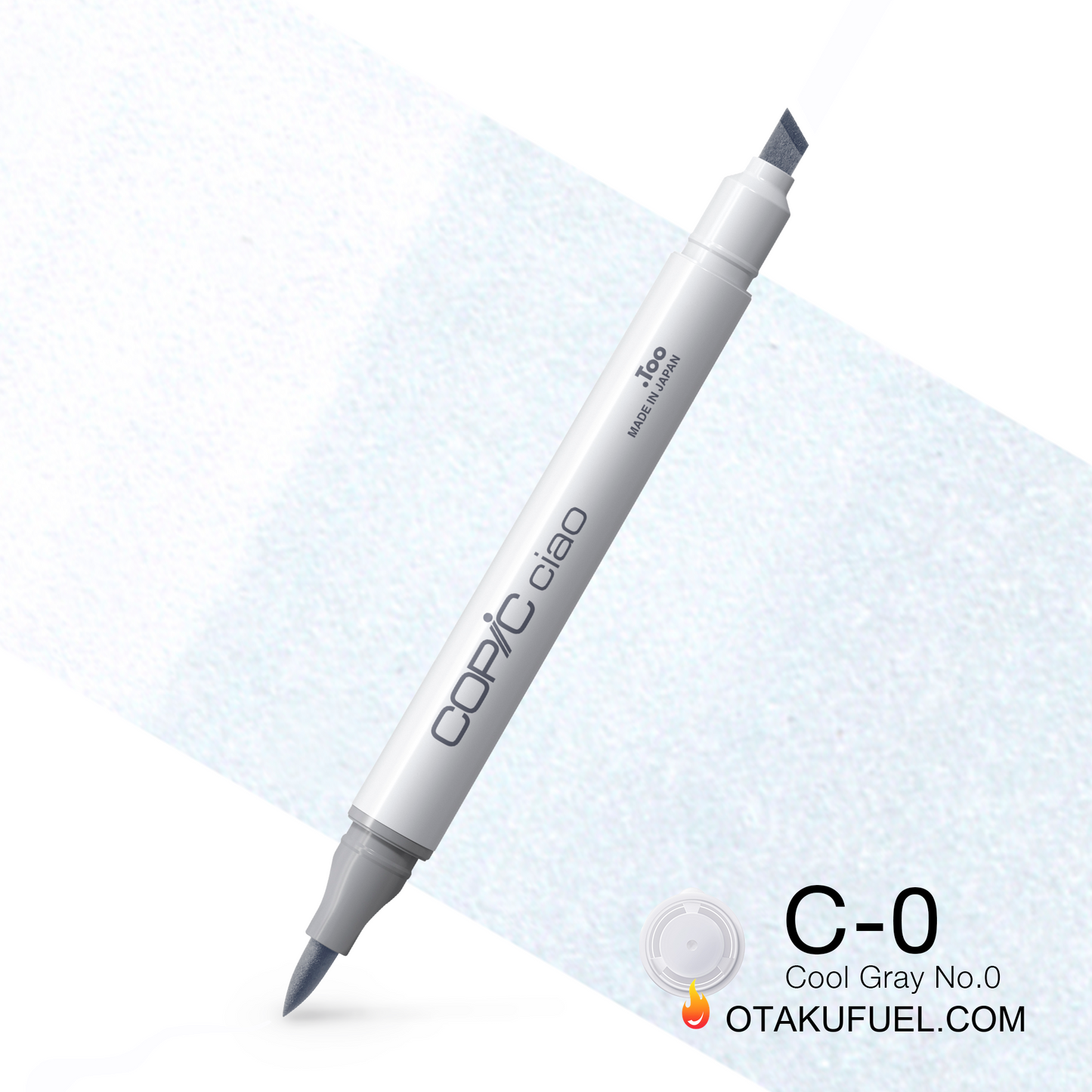 Copic Ciao C0 Cool Gray No. 0 <inline style="float: right; margin-right: 10px; background-color: rgb(226, 235, 242);">&nbsp;&nbsp;&nbsp;&nbsp;&nbsp;&nbsp; </inline>