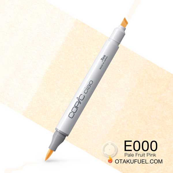 Copic Ciao E000 Pale Fruit Pink <inline style="float: right; margin-right: 10px; background-color: rgb(253, 235, 223);">&nbsp;&nbsp;&nbsp;&nbsp;&nbsp;&nbsp; </inline>