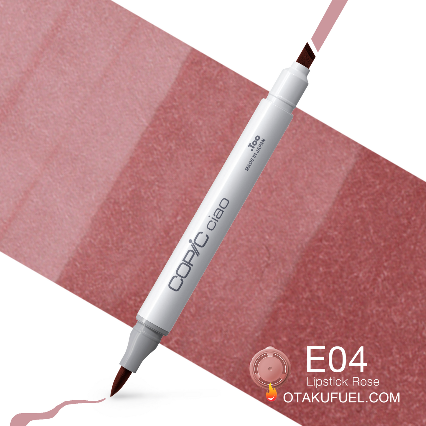 Copic Ciao E04 Lipstick Natural <inline style="float: right; margin-right: 10px; background-color: rgb(225, 185, 193);">&nbsp;&nbsp;&nbsp;&nbsp;&nbsp;&nbsp; </inline>