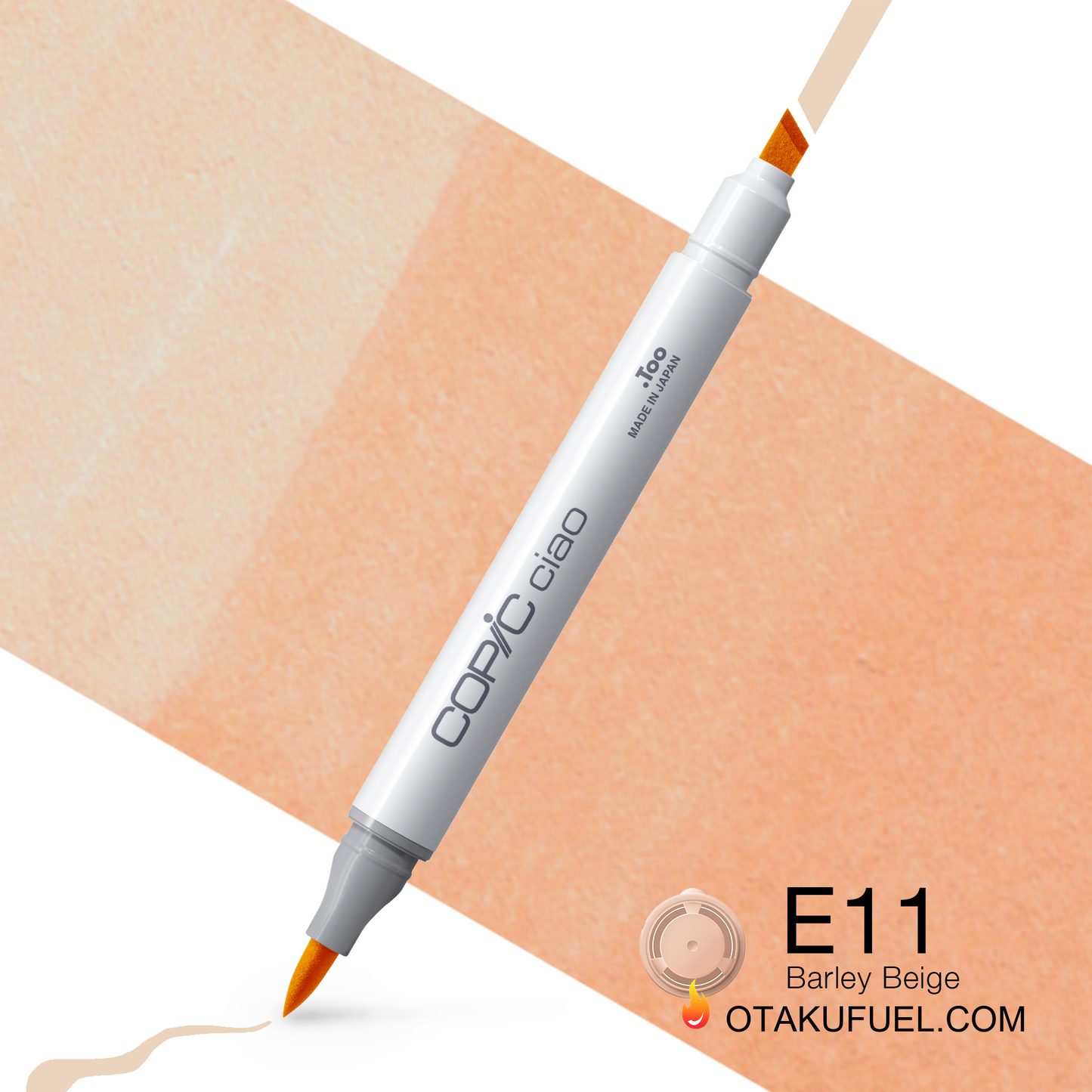Copic Ciao E11 Barley Beige <inline style="float: right; margin-right: 10px; background-color: rgb(254, 231, 215);">&nbsp;&nbsp;&nbsp;&nbsp;&nbsp;&nbsp; </inline>