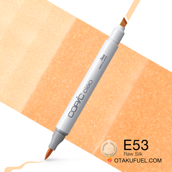 Copic Ciao E53 Raw Silk <inline style="float: right; margin-right: 10px; background-color: rgb(243, 227, 193);">&nbsp;&nbsp;&nbsp;&nbsp;&nbsp;&nbsp; </inline>