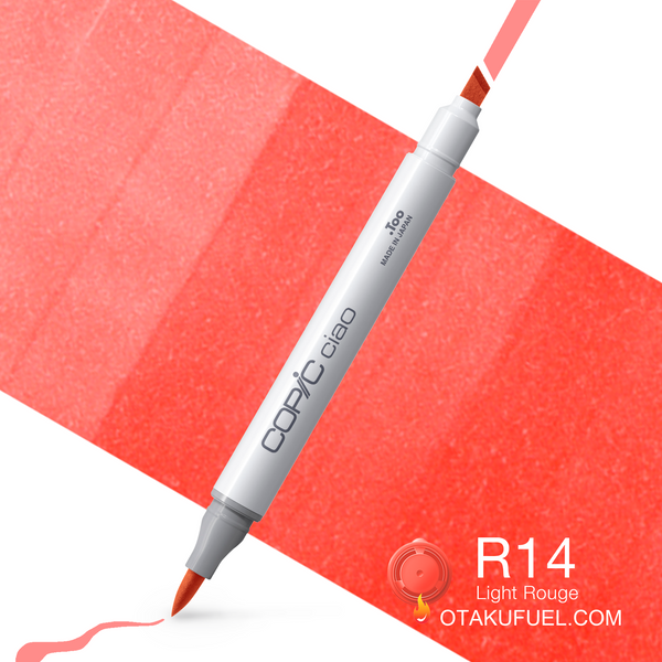 Copic Ciao R14 Light Rouge <inline style="float: right; margin-right: 10px; background-color: rgb(234, 148, 137);">&nbsp;&nbsp;&nbsp;&nbsp;&nbsp;&nbsp; </inline>