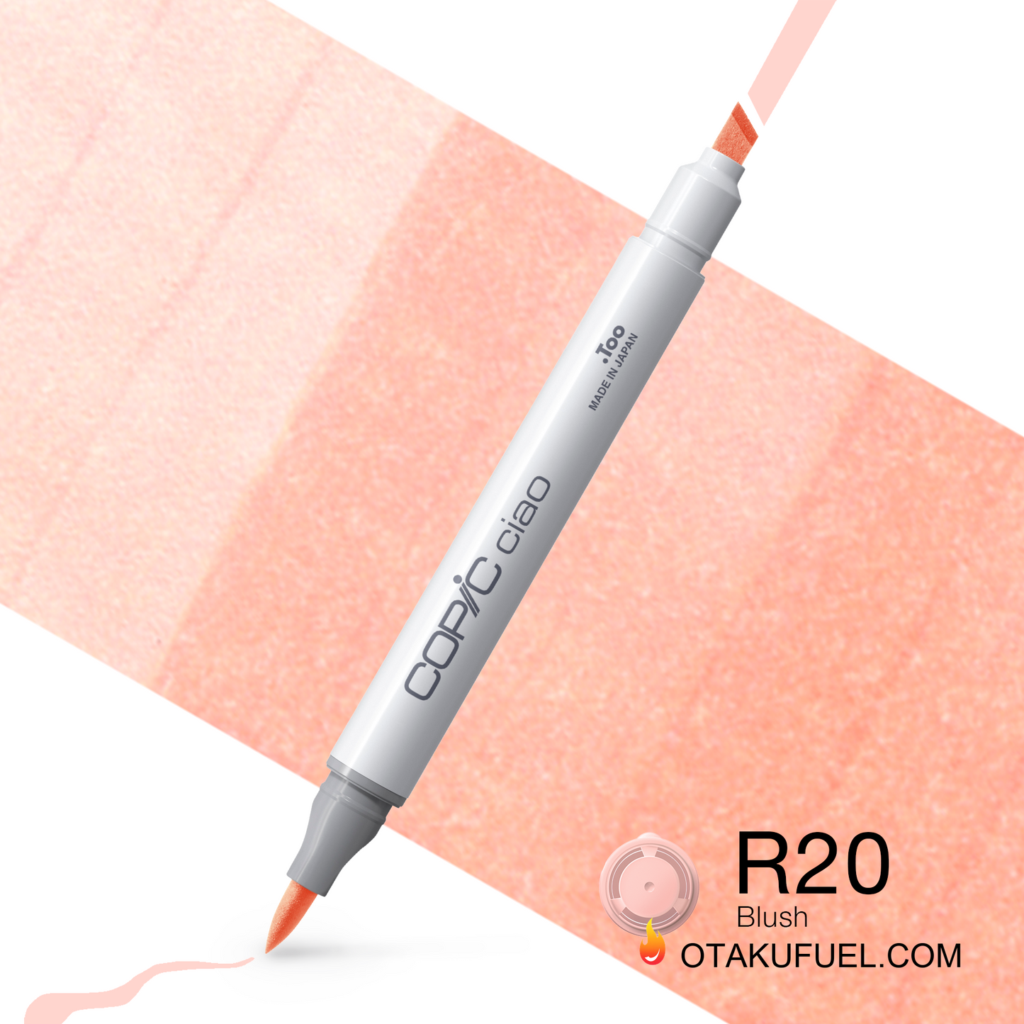 Copic Ciao R20 Blush <inline style="float: right; margin-right: 10px; background-color: rgb(252, 215, 207);">&nbsp;&nbsp;&nbsp;&nbsp;&nbsp;&nbsp; </inline>